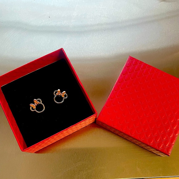 DISNEY BUNDLE MINNIE GLITTER WALLET & MINNIE EARRINGS - Picture 8 of 10